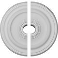 Ekena Millwork Kepler Traditional Ceiling Medallion, Two Piece (For Canopies up to 2 1/2"), 15 7/8"OD x 1 1/2"P CM16KP2-02500